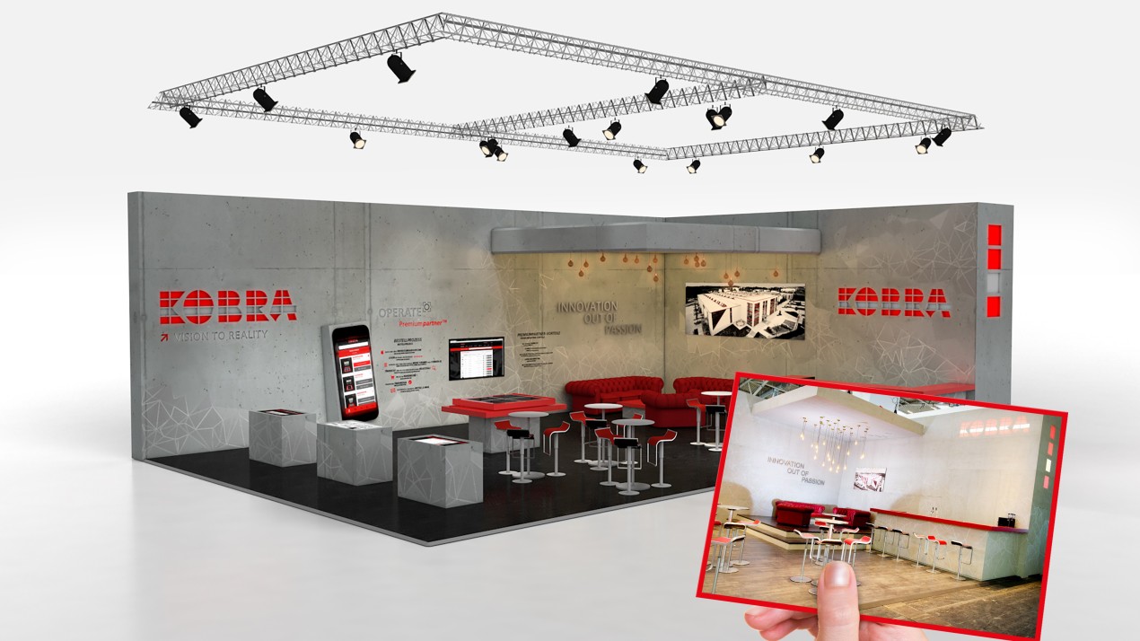 KOBRA trade fair stand