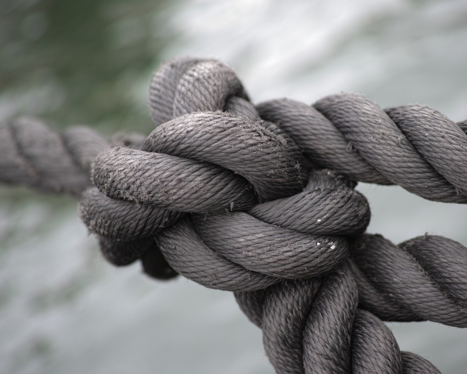 Knotted rope