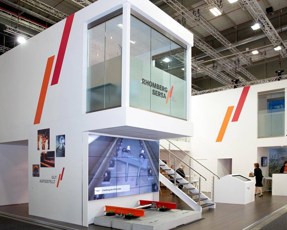 Messestand auf der Innotrans 2018