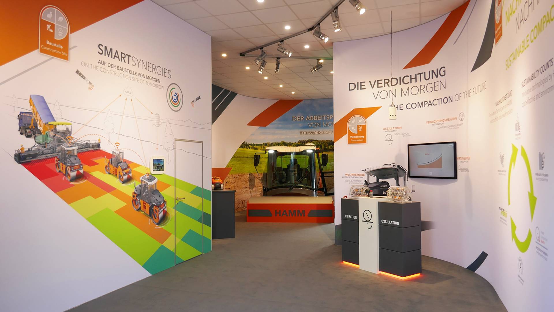 HAMM Messestand auf der bauma 2019