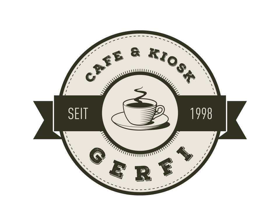 Das überarbeitete Logo Logo des Café Gerfi
