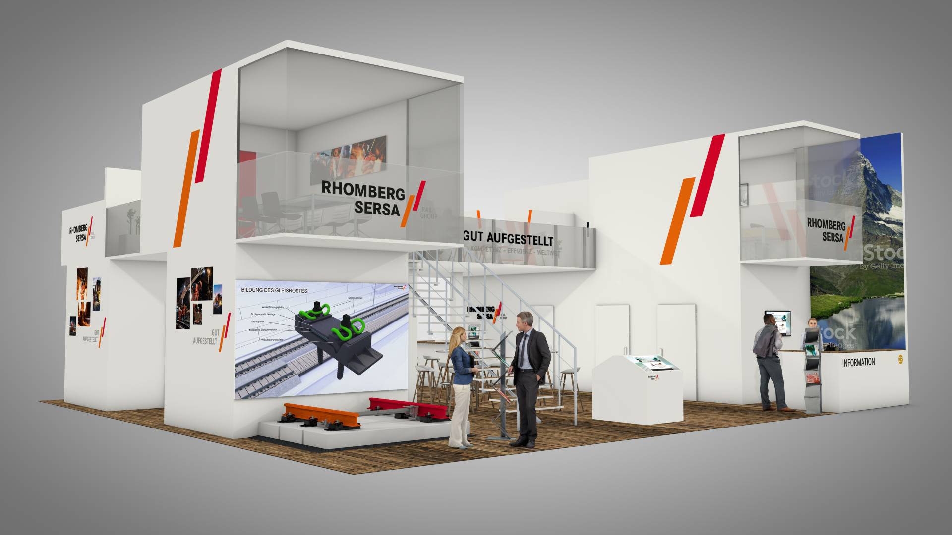 Rhomberg Sersa stand concept