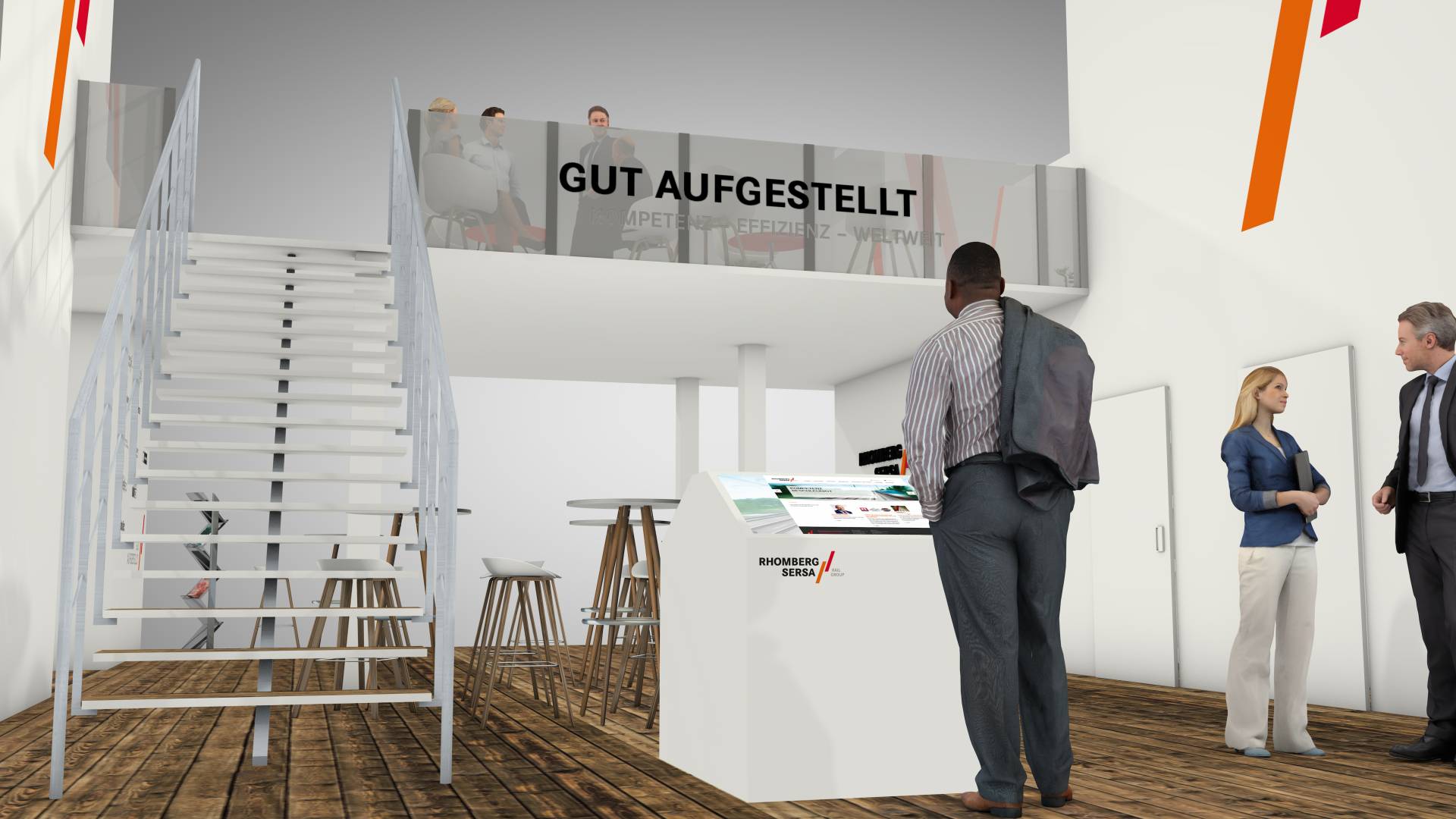 Rhomberg Sersa stand concept