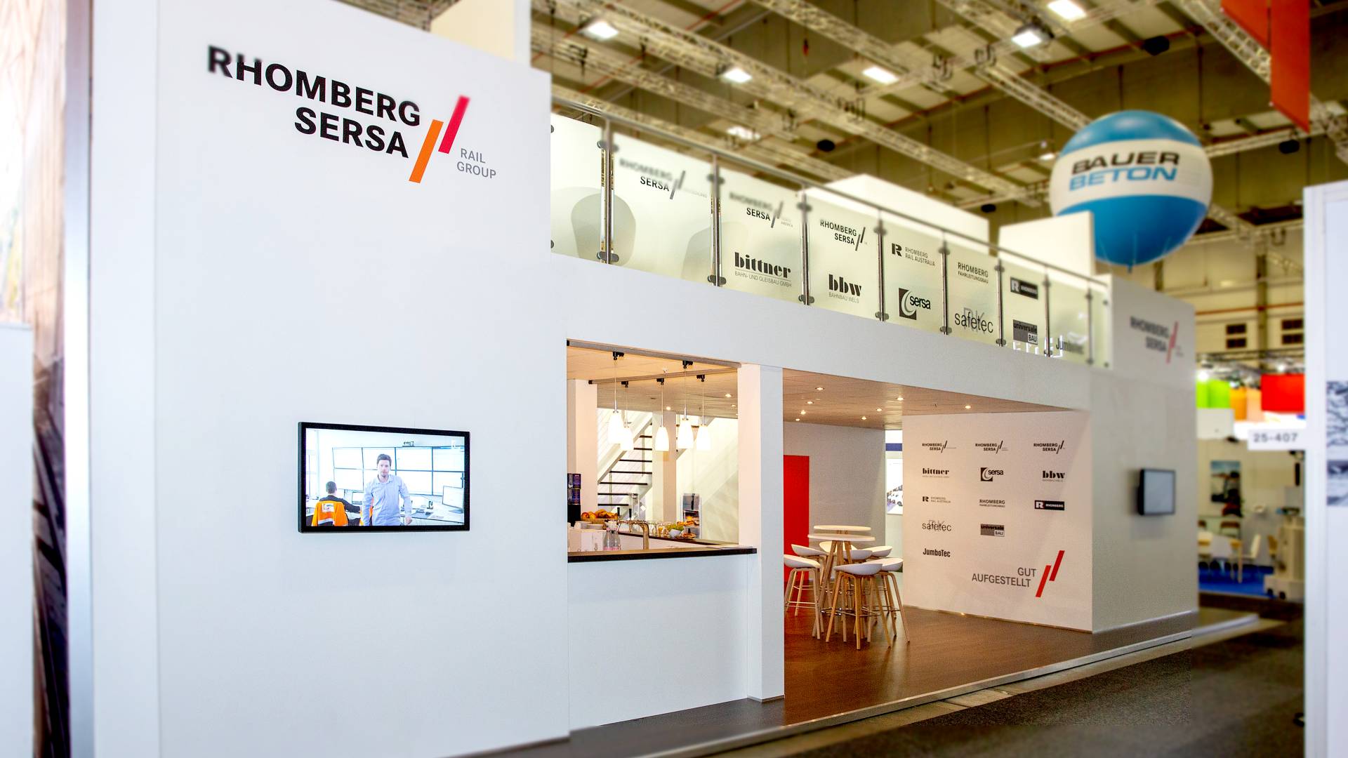 Rhomberg Sersa stand concept