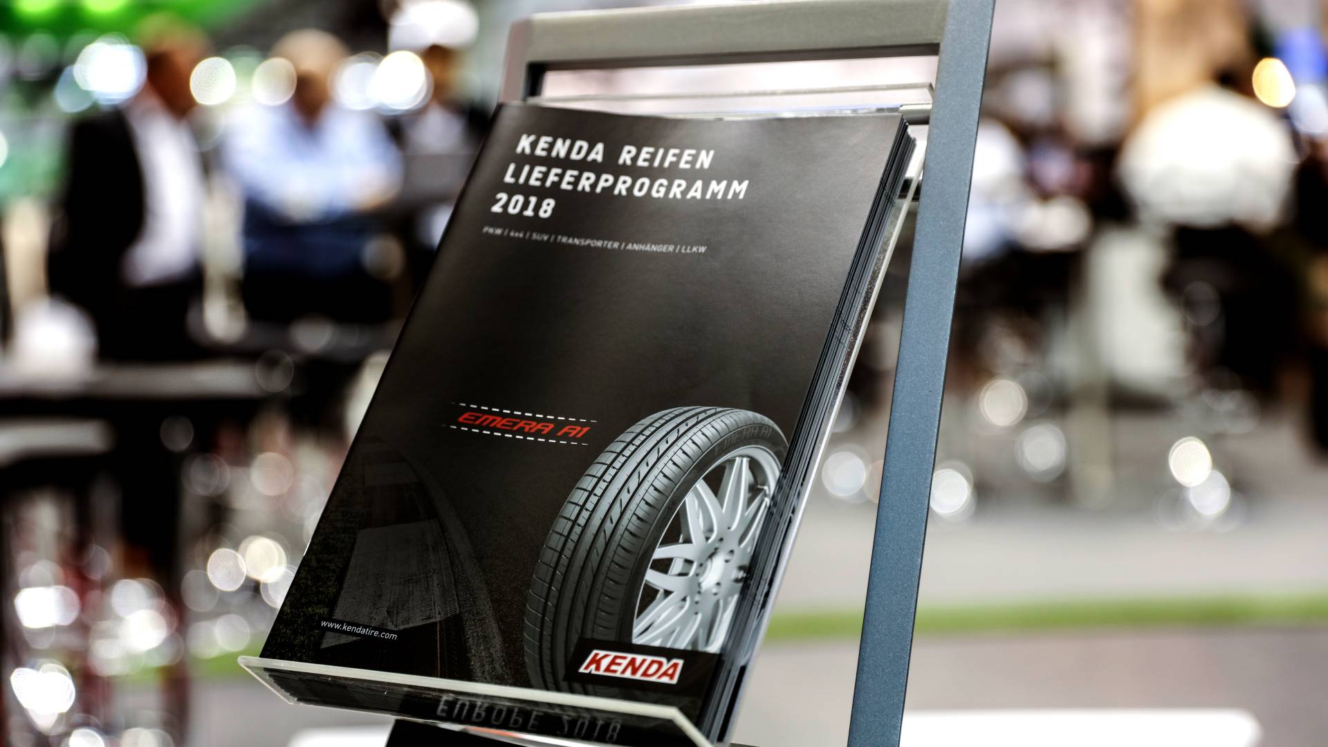 Darstellung des KENDA Reifen-Lieferprogramms 2018
