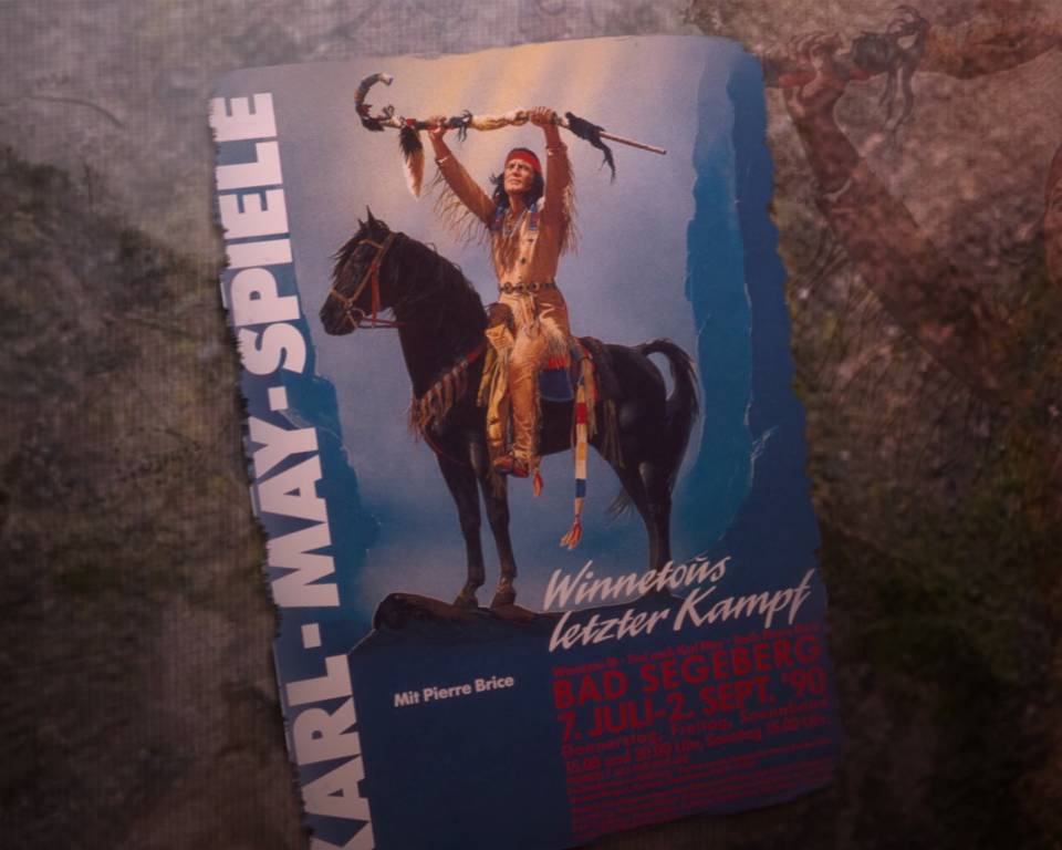 Poster from 1990 Poster of “Winnetous letzter Kampf” (Winnetou’s Last Battle)