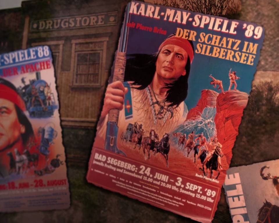 Poster from 1989 Poster of “Der Schatz im Silbersee” (Treasure of the Silver Lake)