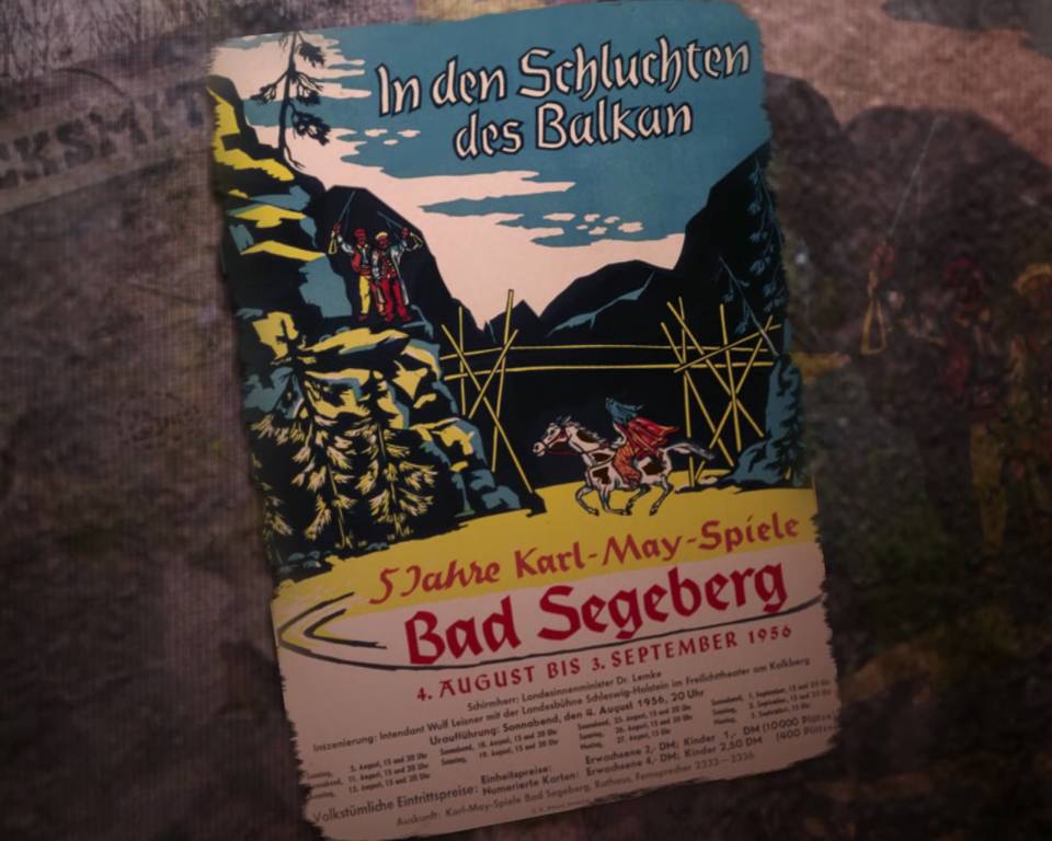 Poster from 1956 Poster of “In den Schluchten des Balkan” (In the Gorges of the Balkans)