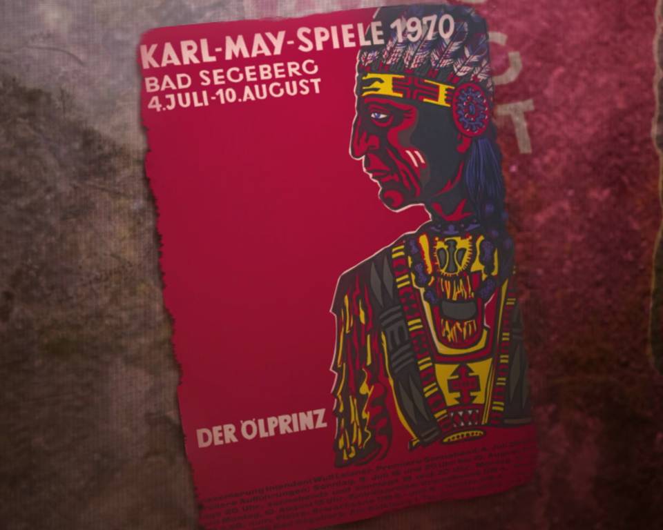 Poster from 1970 Poster of “Der Ölprinz” (The Oil Prince)