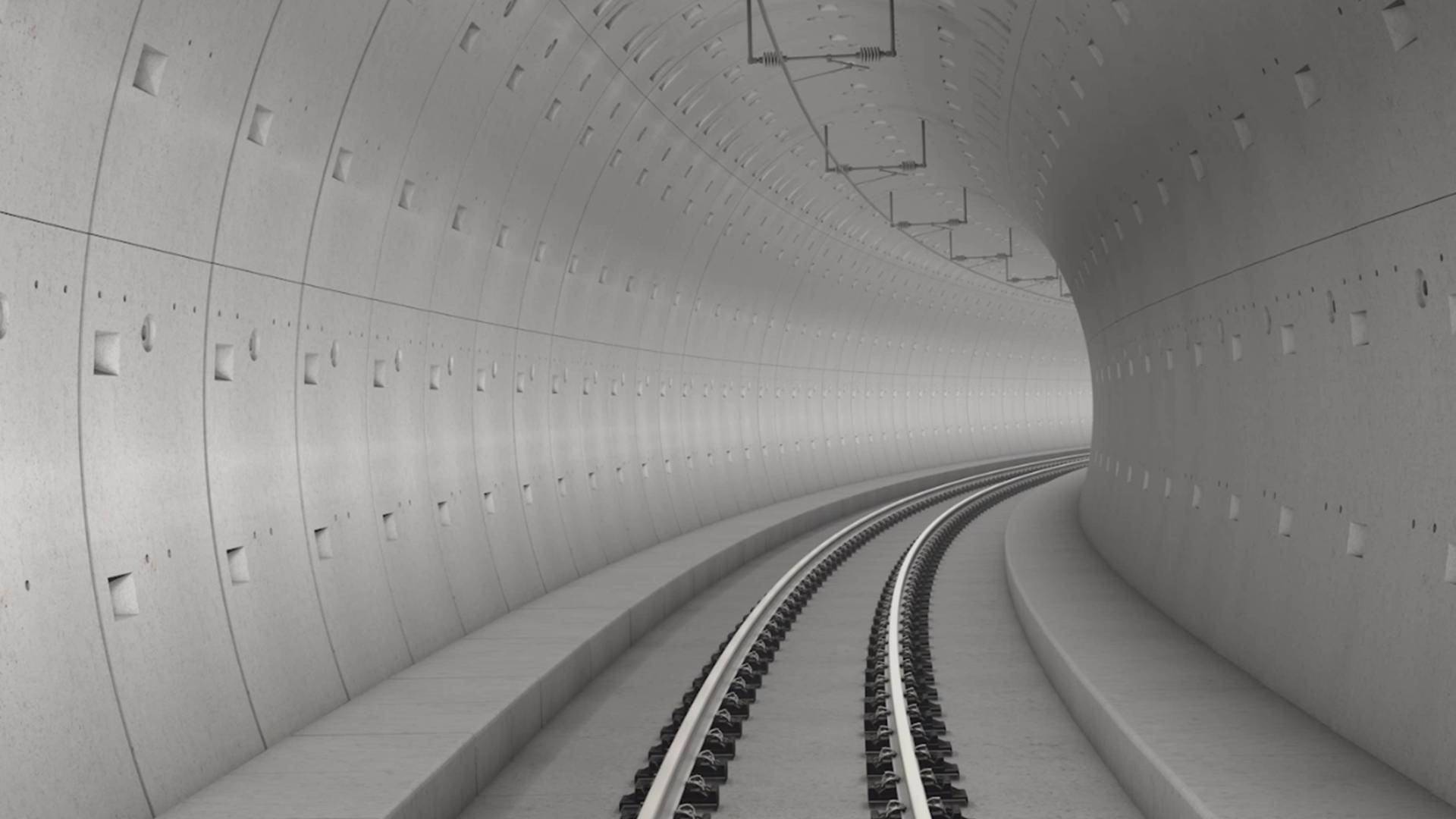 Tunnel Renovation Animation by the Rhomberg Sersa Rail Group