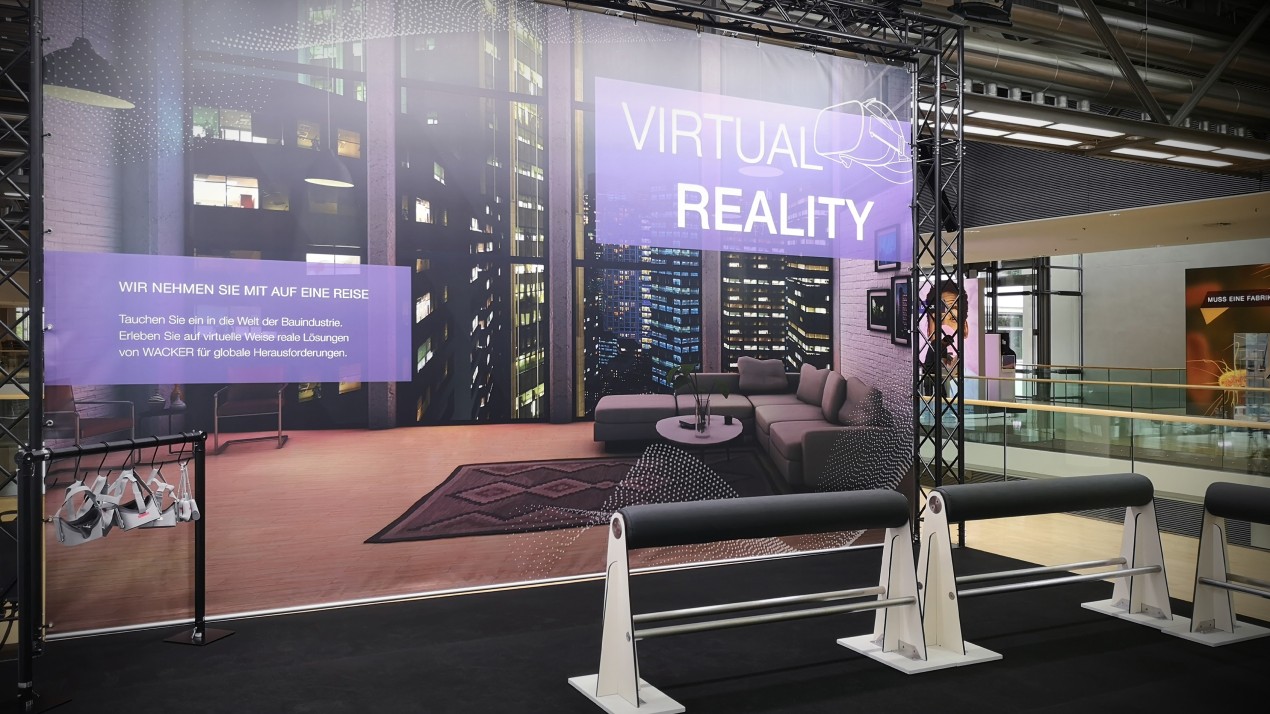 WACKER HV – stand for the VR Construction application