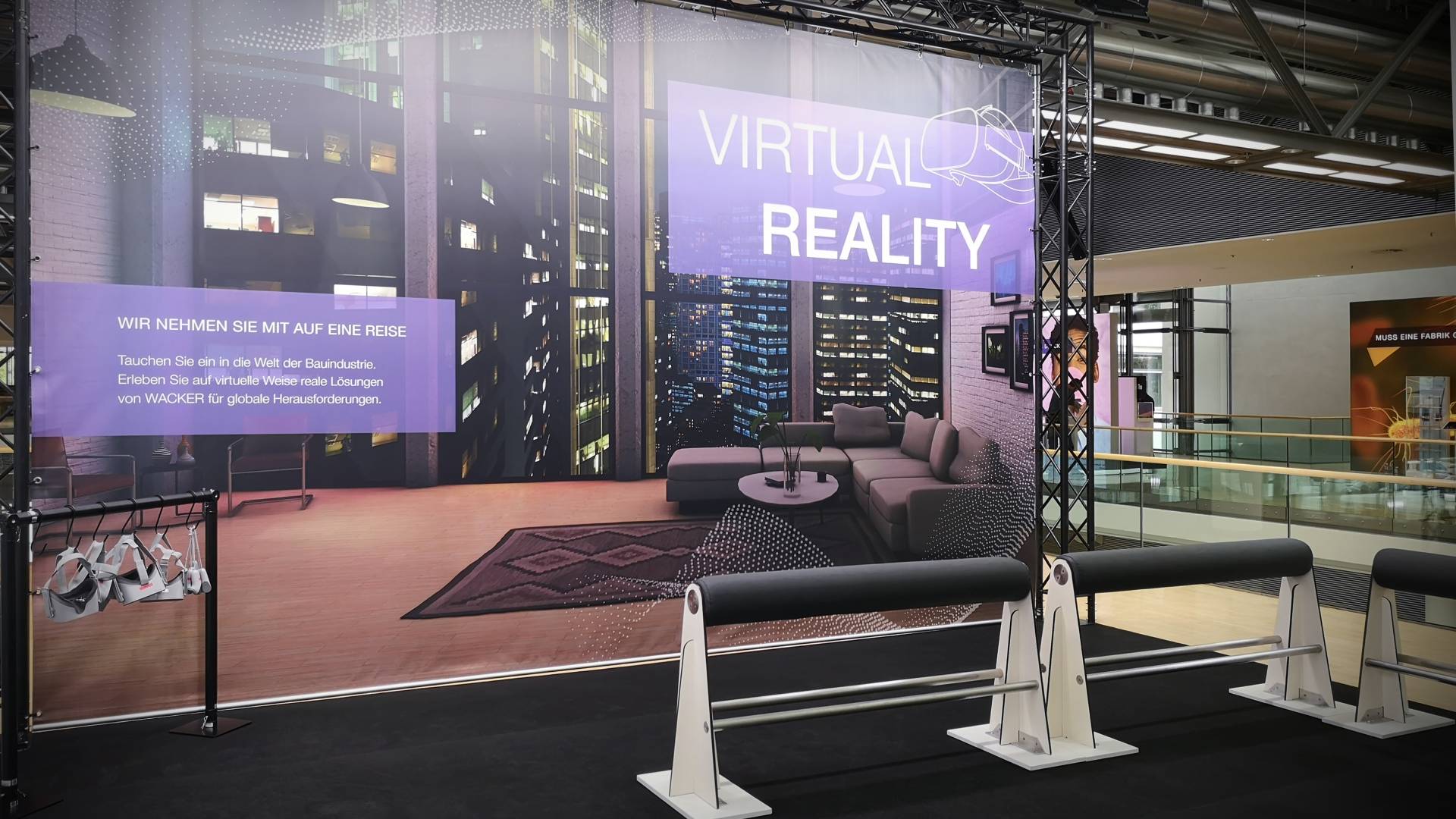 WACKER HV – stand for the VR Construction application